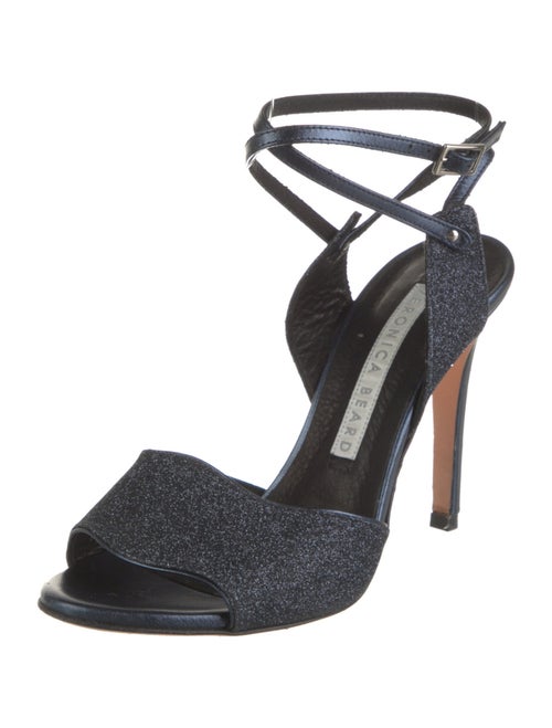 Veronica Beard Glitter Accents Sandals