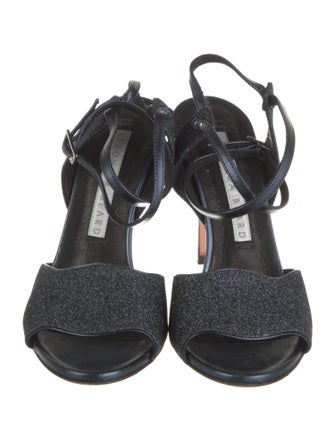 Veronica Beard Glitter Accents Sandals
