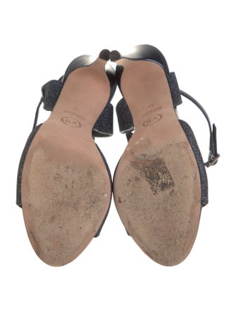 Veronica Beard Glitter Accents Sandals