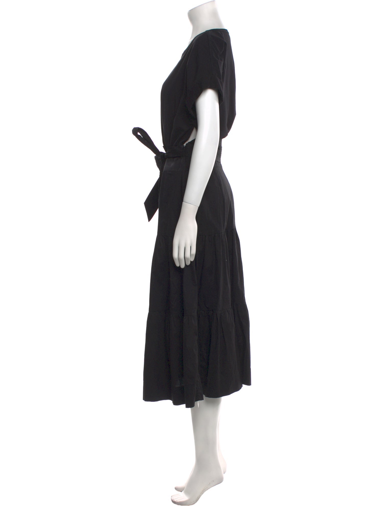 Veronica Beard Crew Neck Long Dress