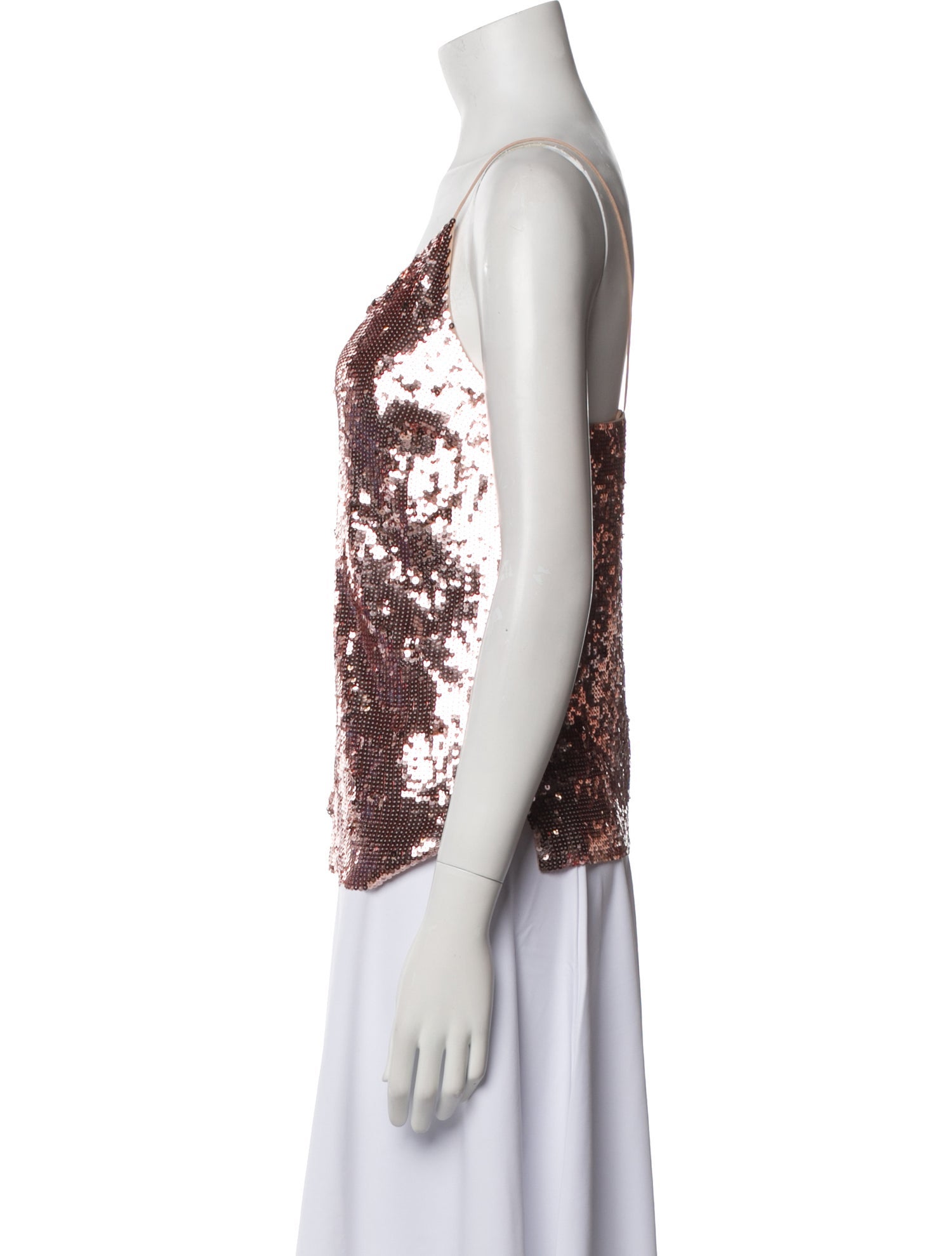 Veronica Beard Sequin V-Neck Top