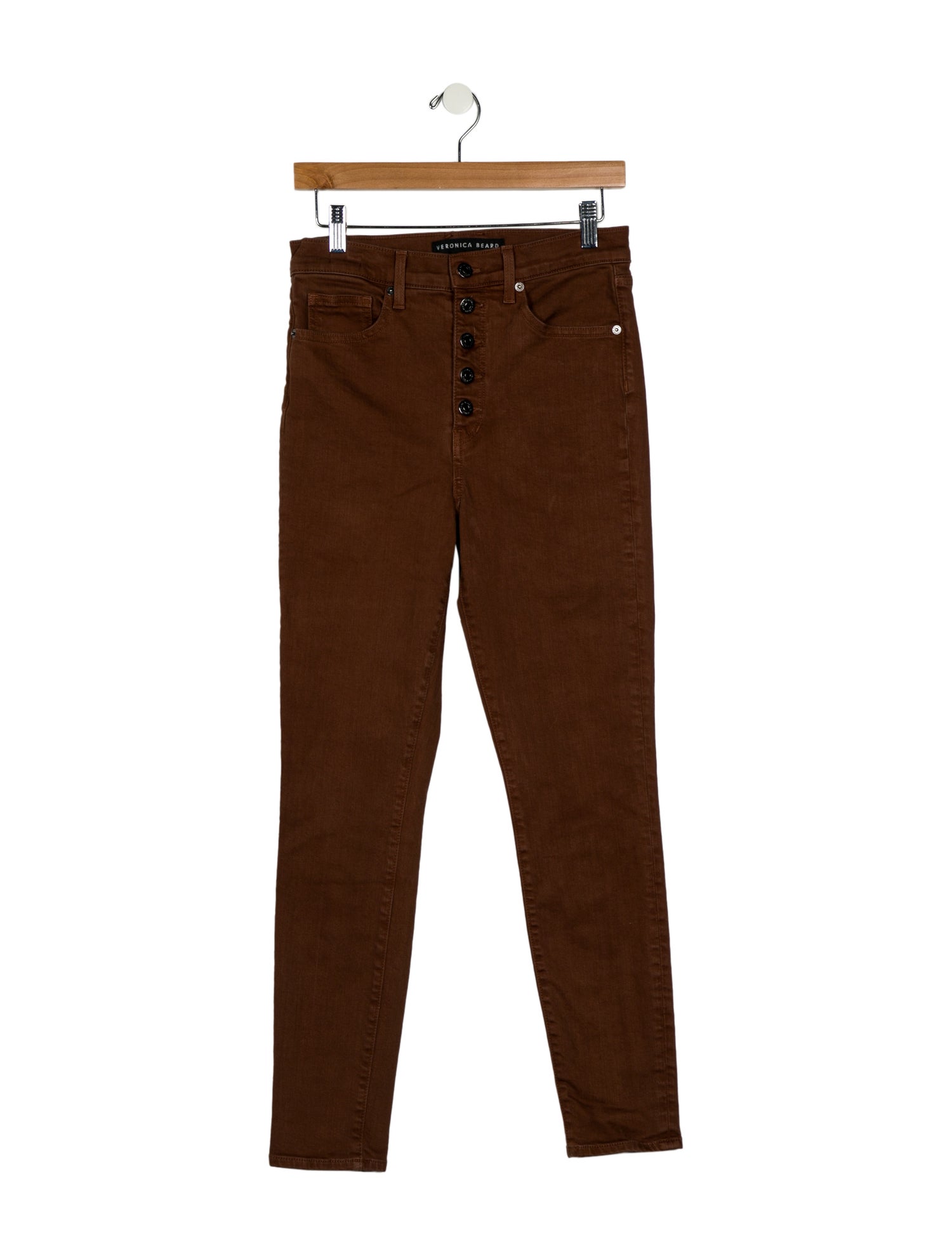 Veronica Beard High-Rise Skinny Leg Jeans