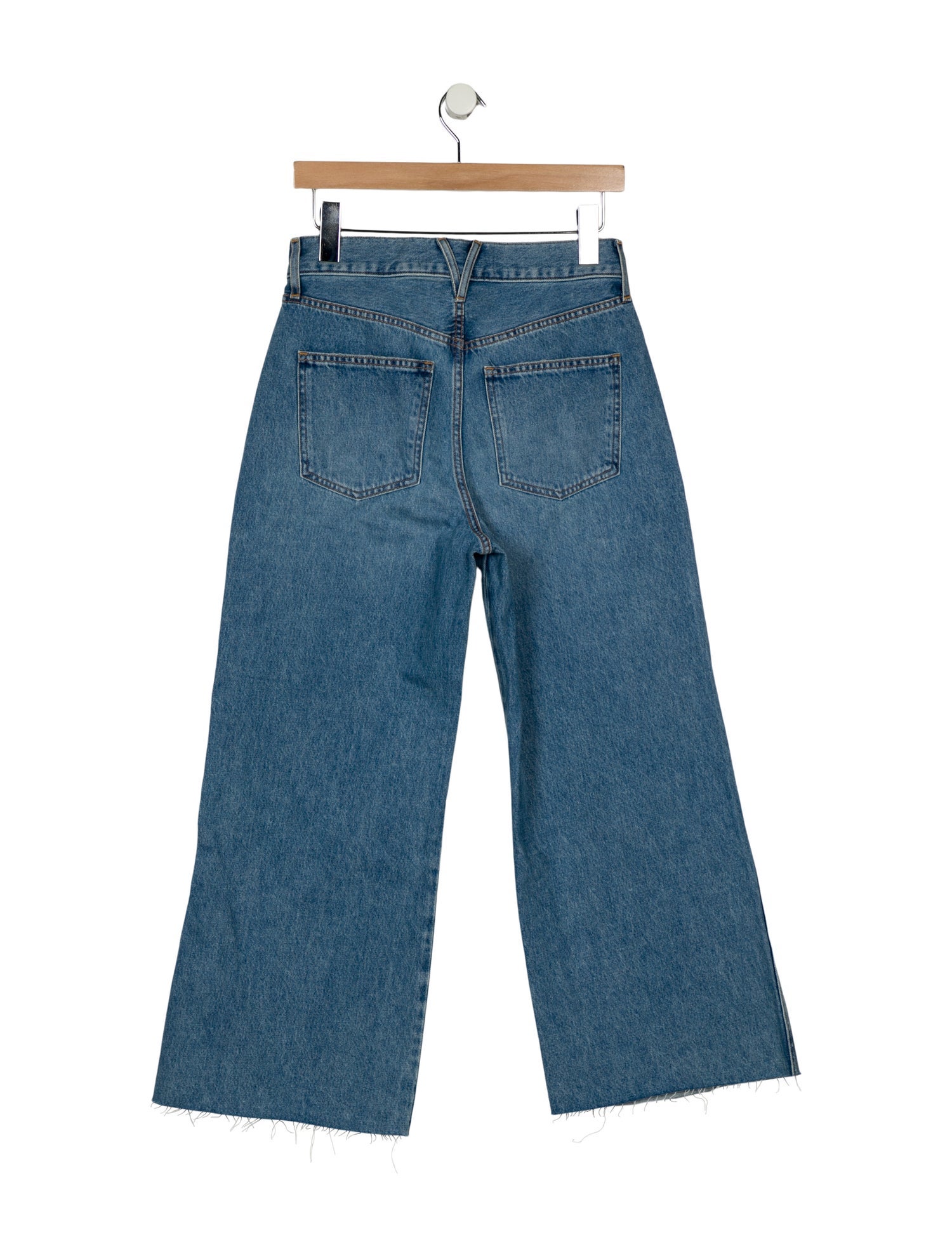 Veronica Beard High-Rise Wide Leg Jeans