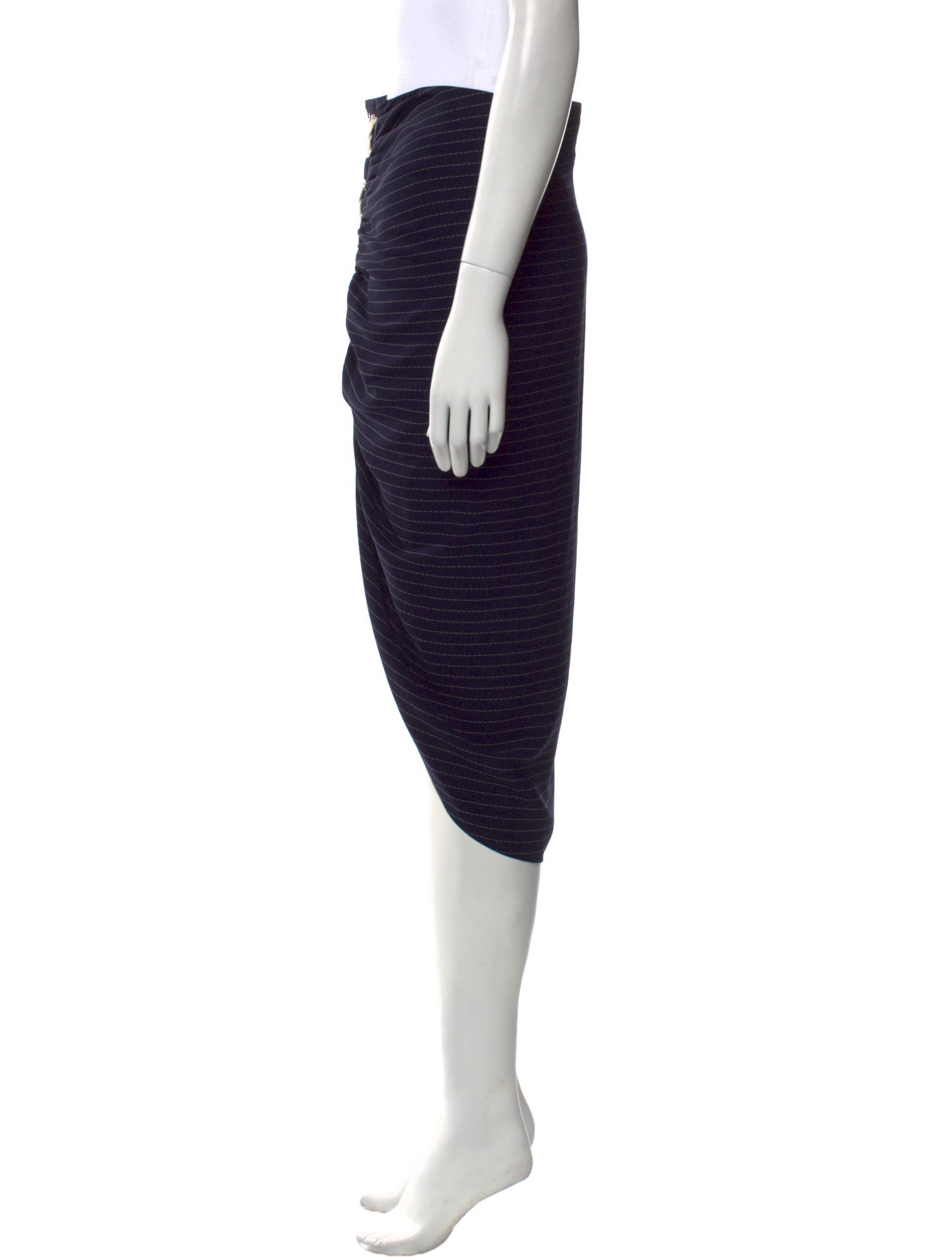 Veronica Beard Ruffle Embellishment Knee-Length Skirt