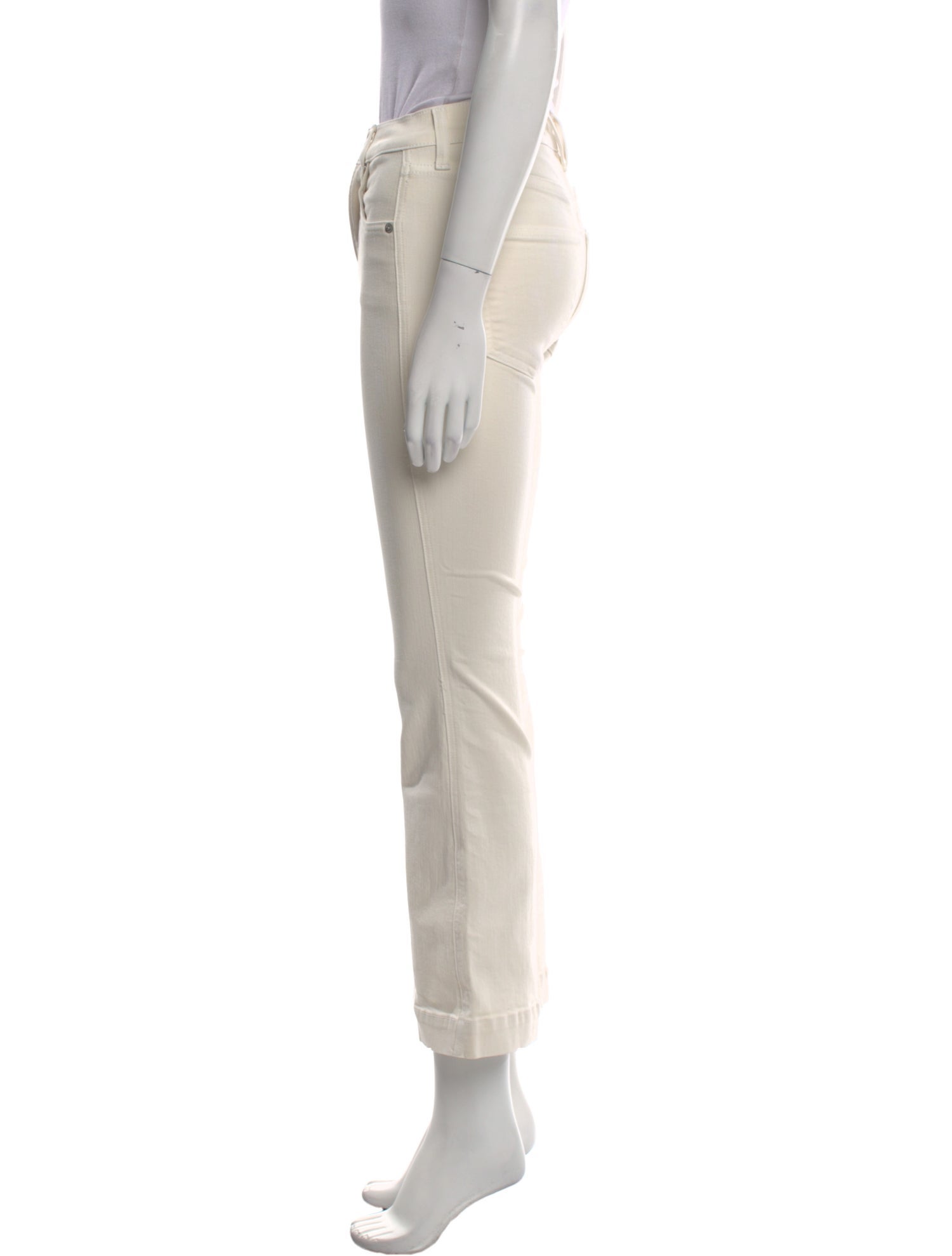 Veronica Beard Mid-Rise Wide Leg Jeans