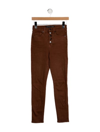 Veronica Beard Mid-Rise Skinny Leg Jeans