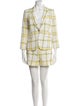 Veronica Beard Plaid Print Short Set