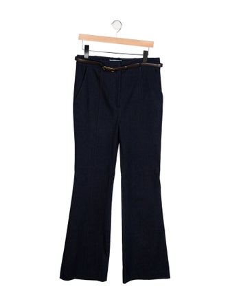 Veronica Beard High-Rise Wide Leg Jeans