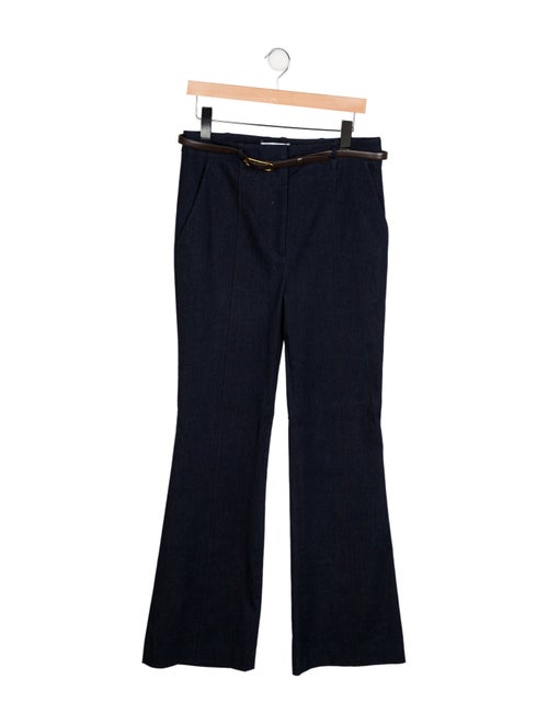 Veronica Beard High-Rise Wide Leg Jeans