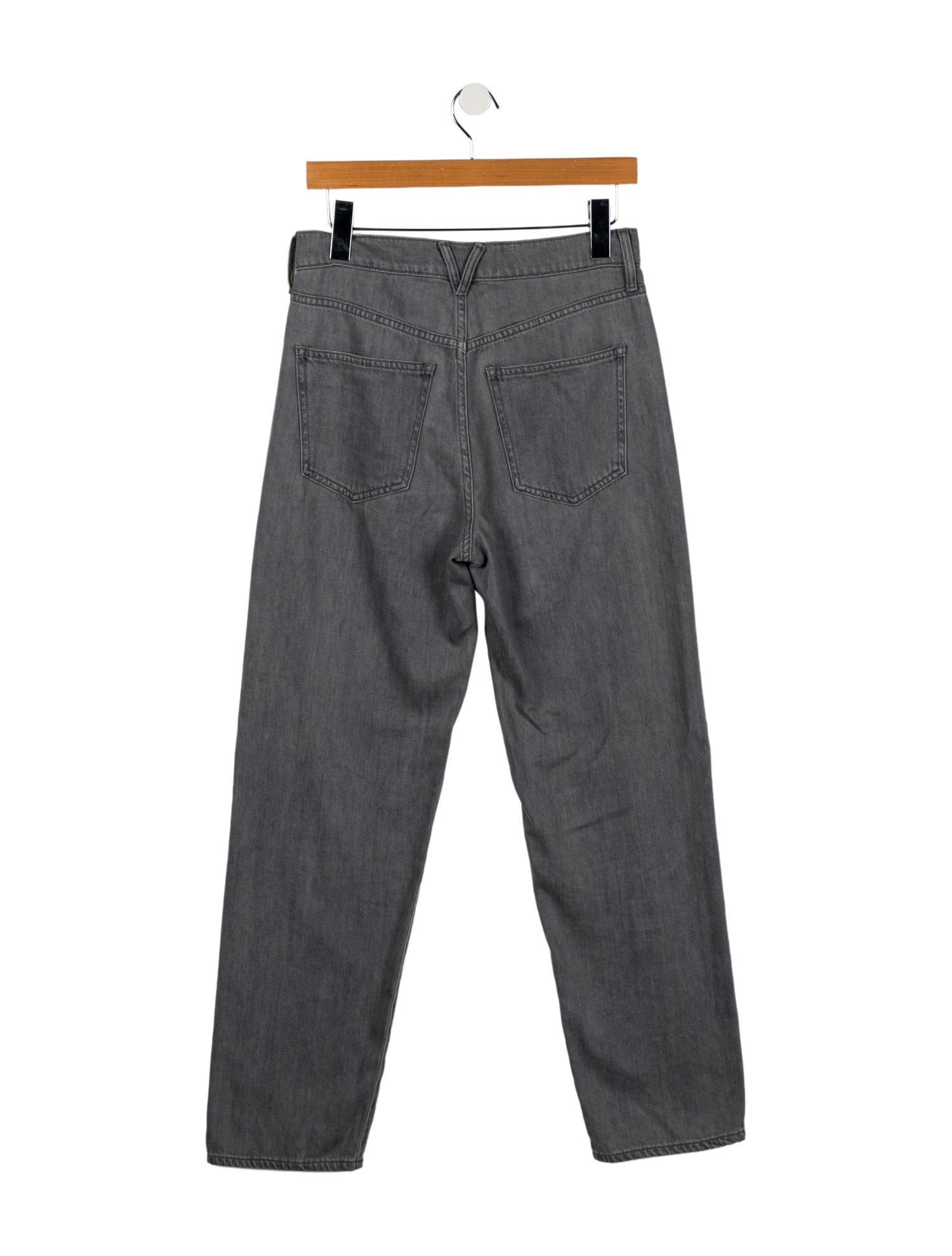 Veronica Beard High-Rise Straight Leg Jeans