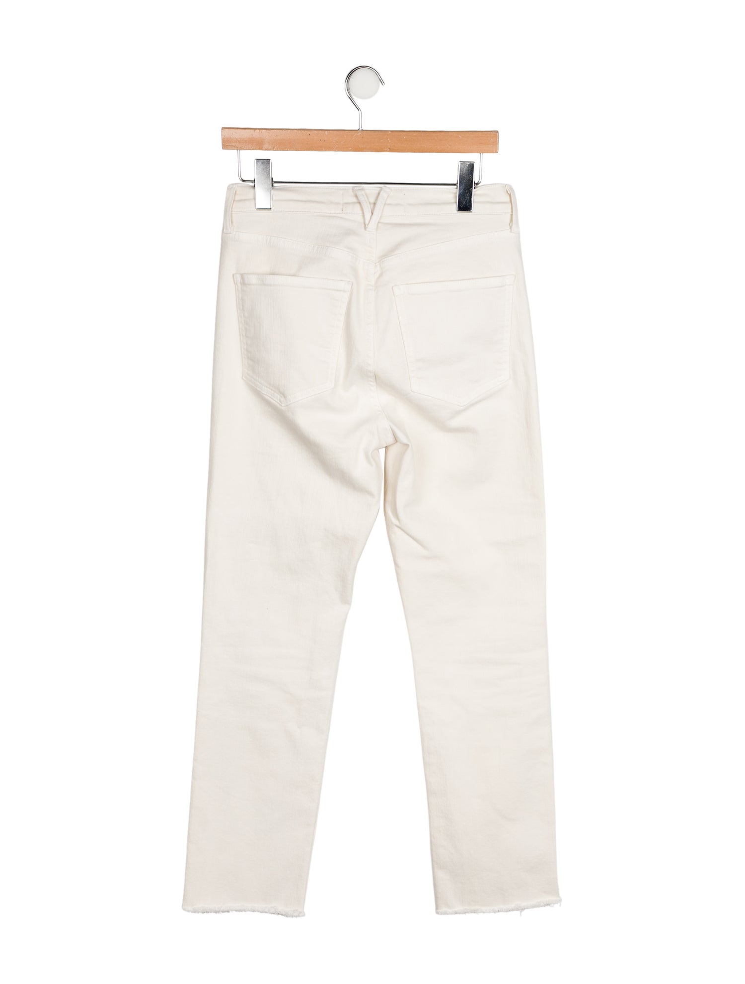 Veronica Beard High-Rise Straight Leg Jeans