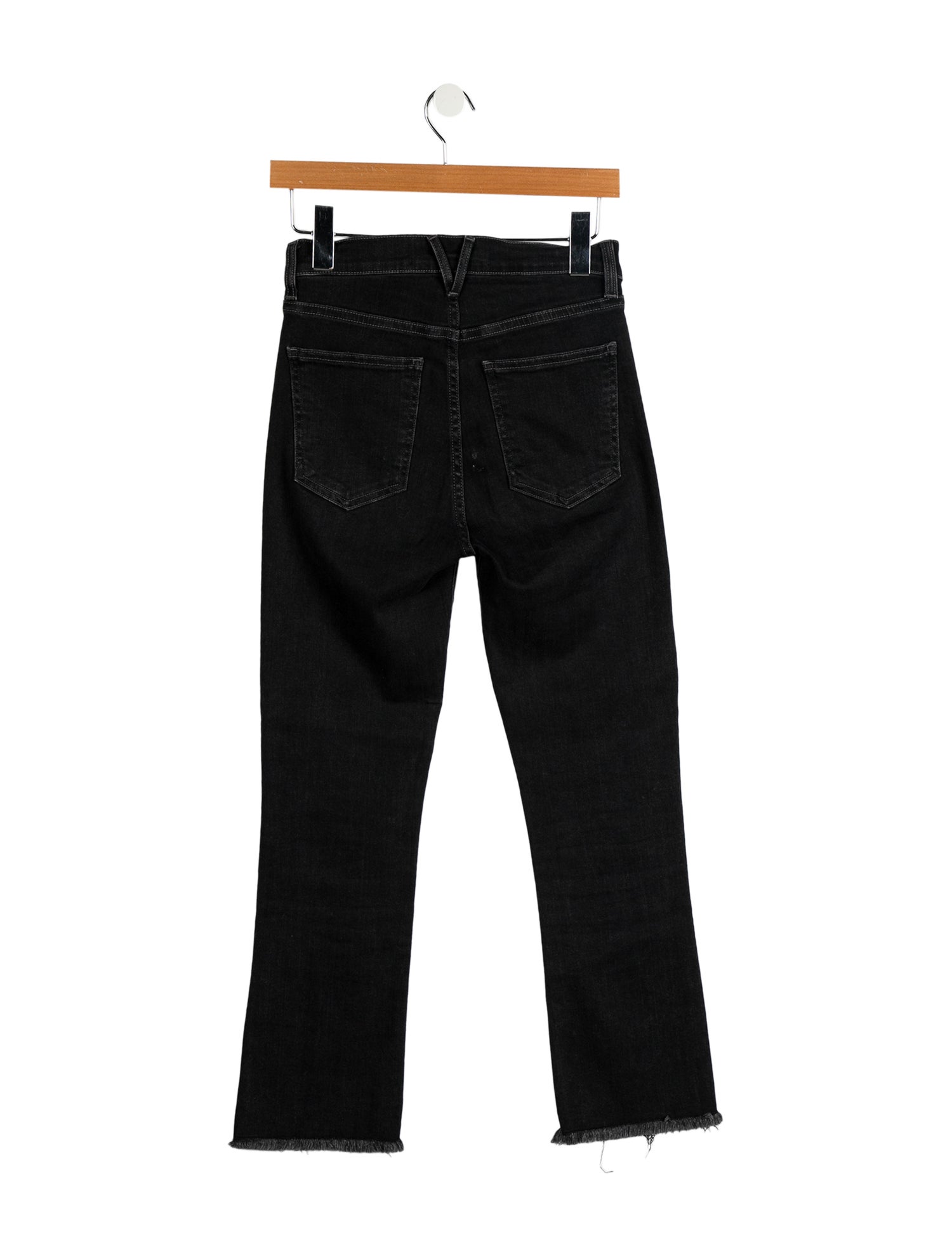 Veronica Beard Mid-Rise Straight Leg Jeans