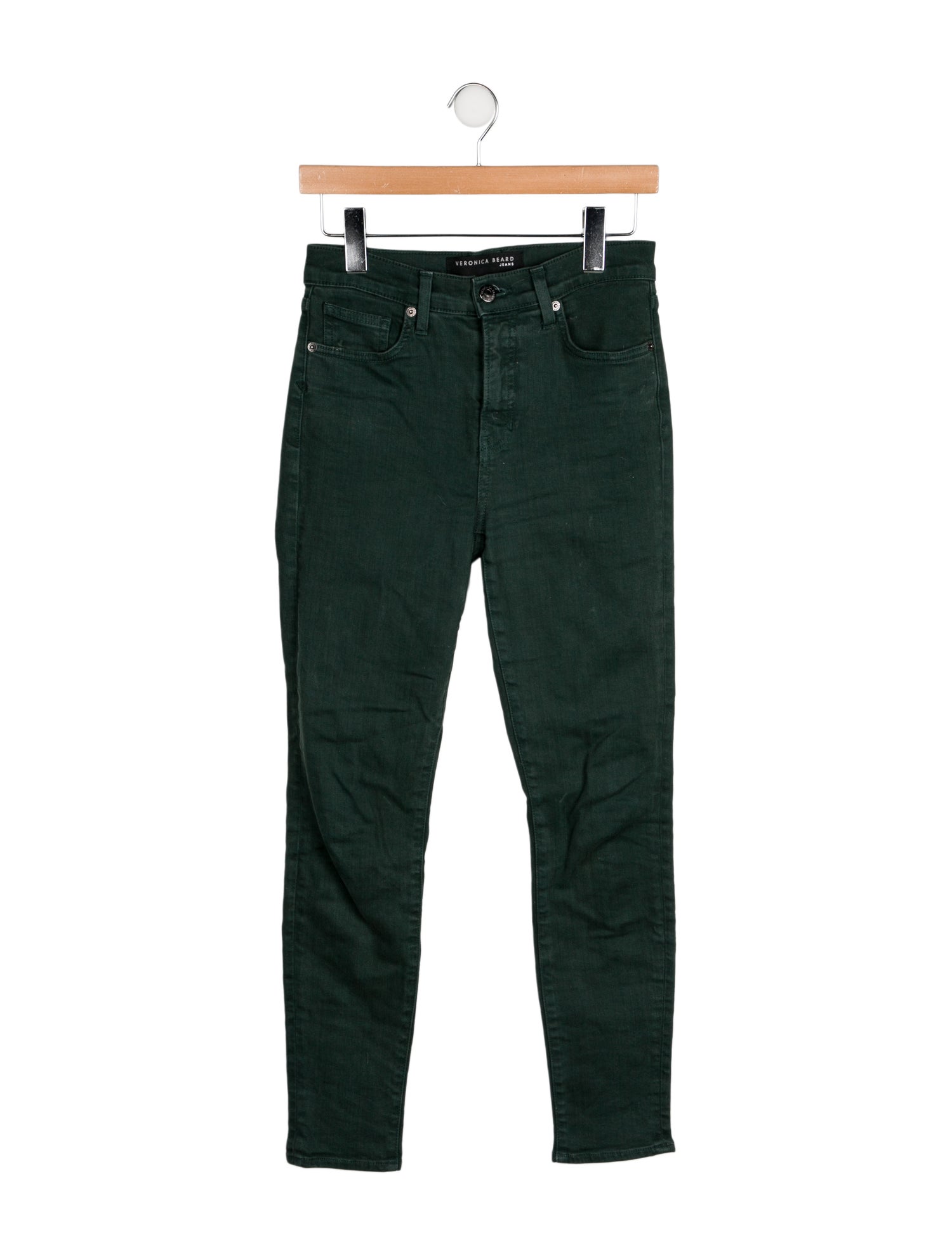 Veronica Beard Mid-Rise Skinny Leg Jeans