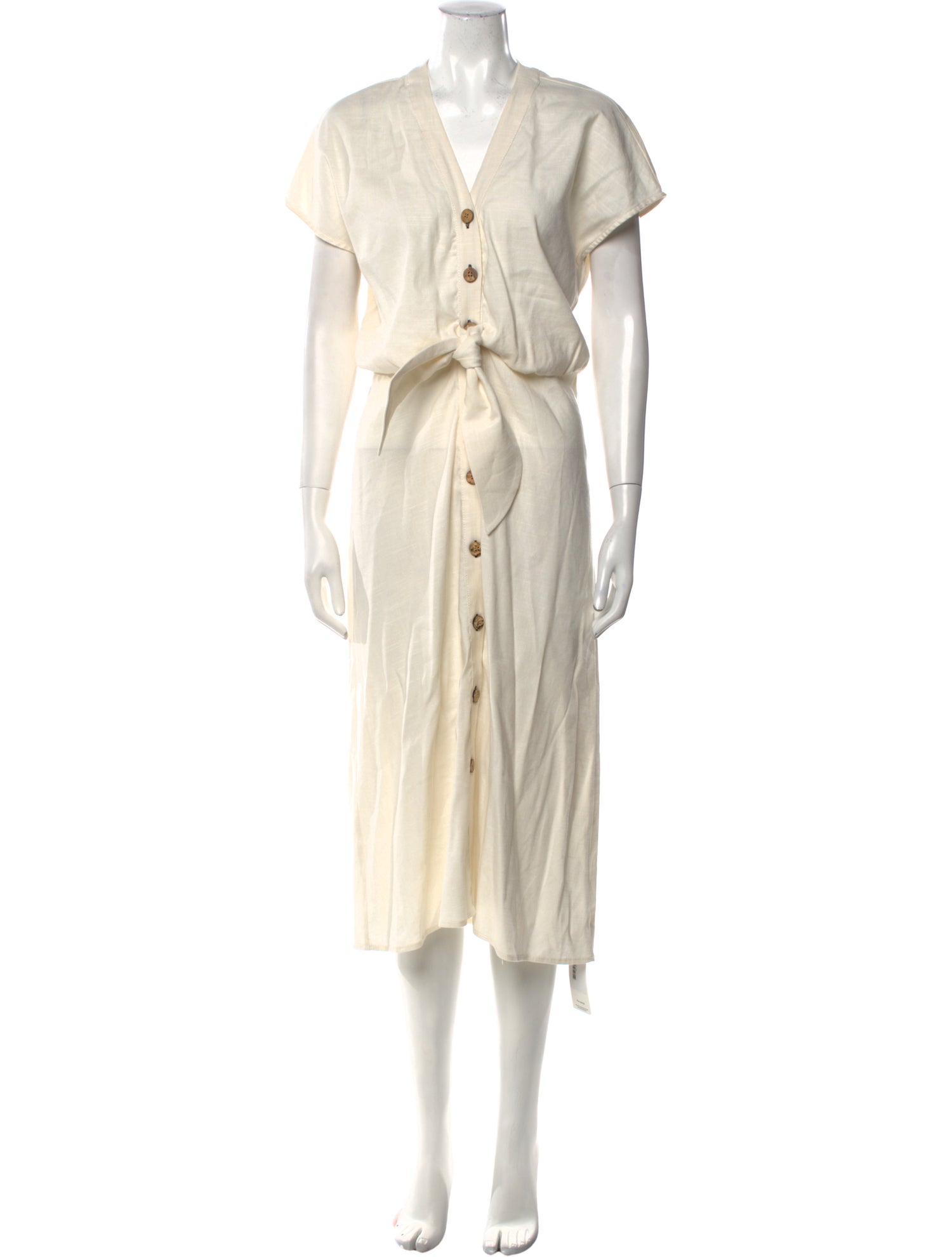 Veronica Beard V-Neck Long Dress