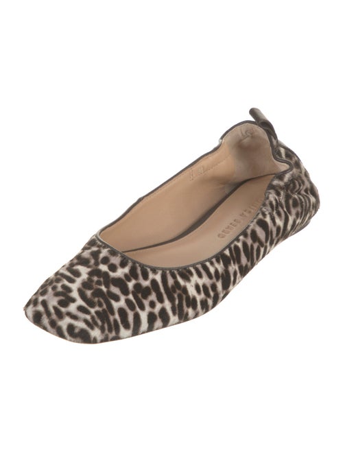 Veronica Beard Ponyhair Animal Print Ballet Flats