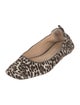 Veronica Beard Ponyhair Animal Print Ballet Flats