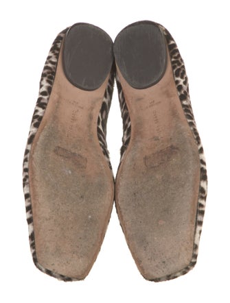 Veronica Beard Ponyhair Animal Print Ballet Flats