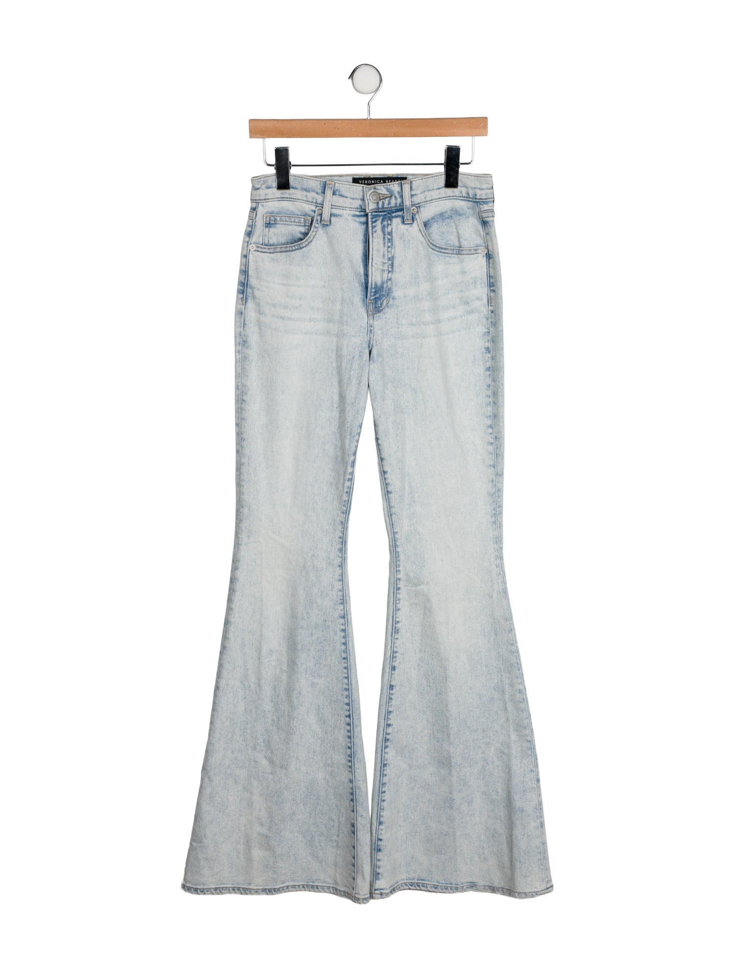 Veronica Beard High-Rise Wide Leg Jeans