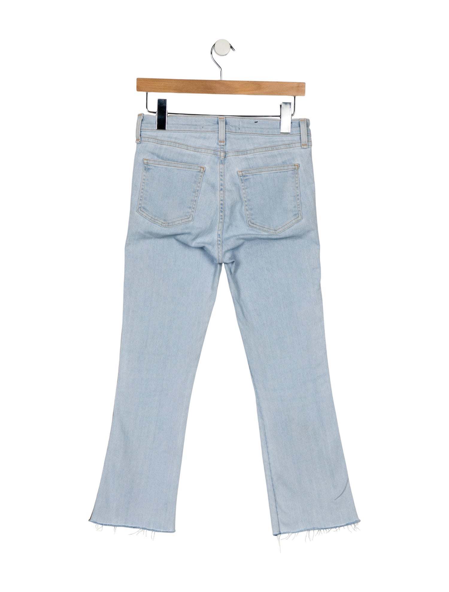 Veronica Beard Mid-Rise Straight Leg Jeans