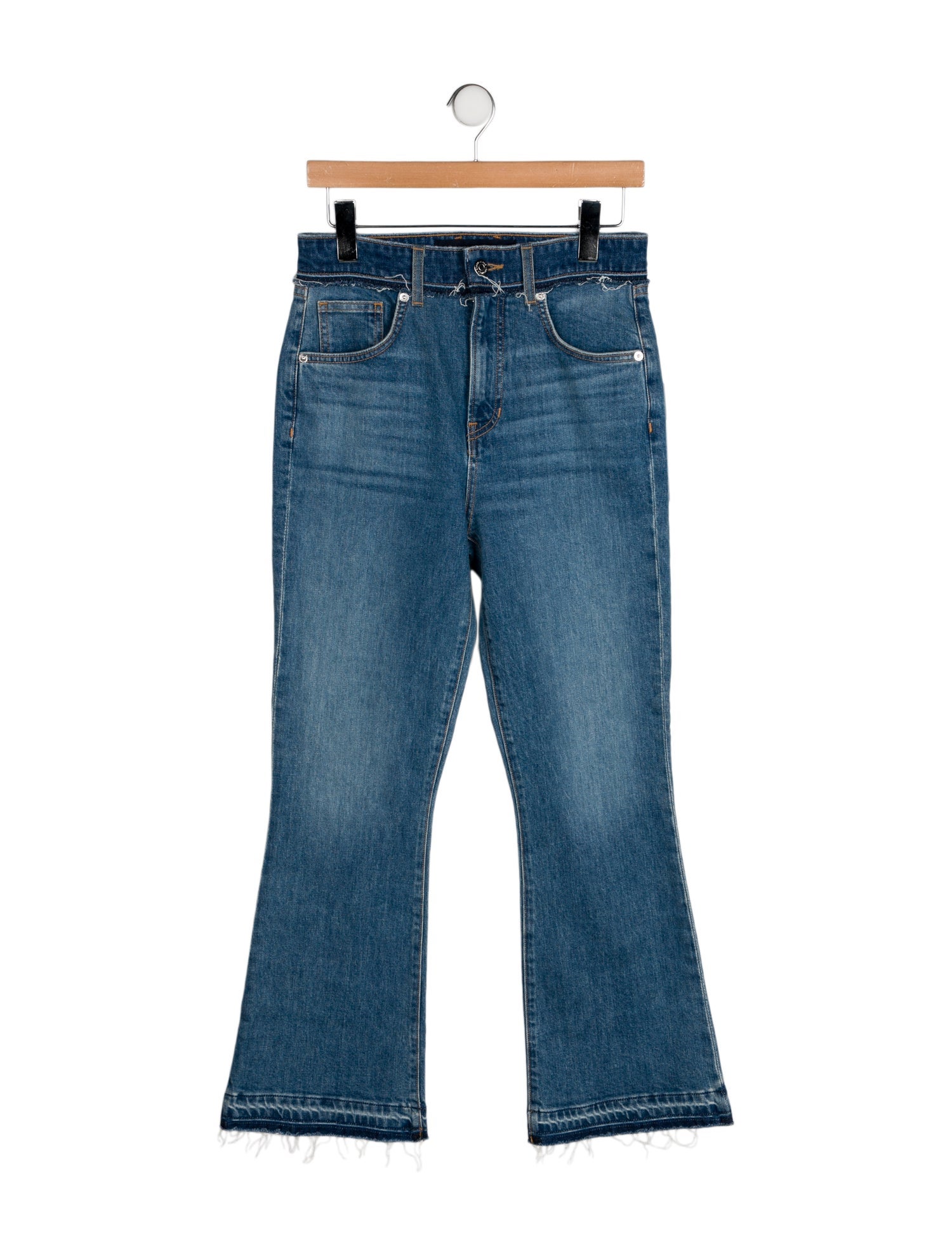 Veronica Beard High-Rise Wide Leg Jeans