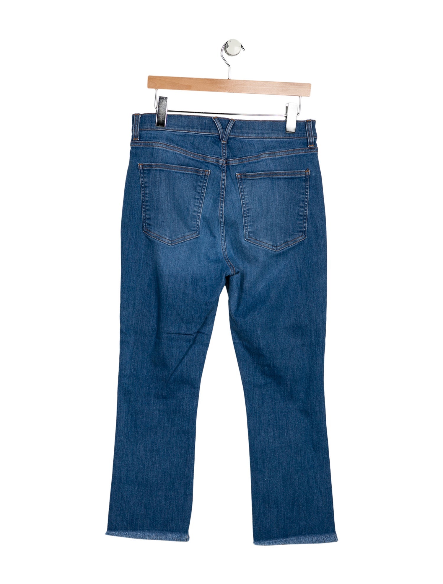 Veronica Beard High-Rise Straight Leg Jeans