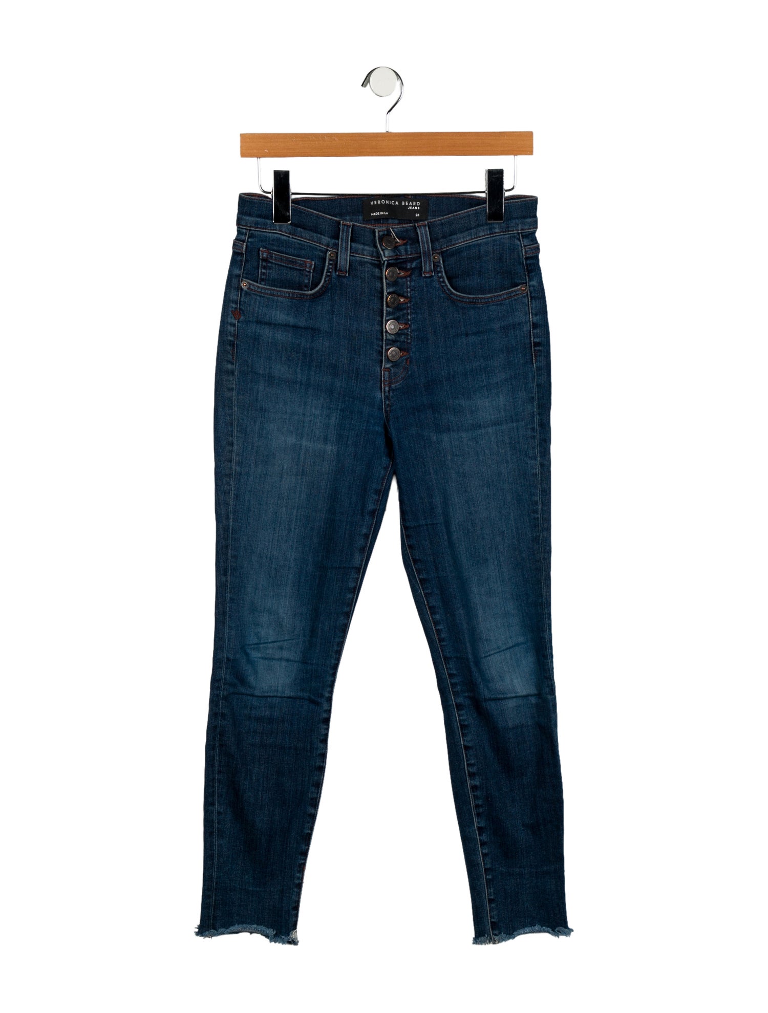 Veronica Beard Mid-Rise Skinny Leg Jeans