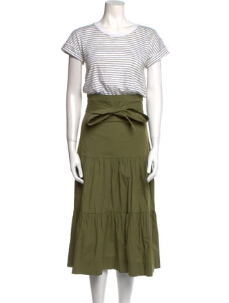 Veronica Beard Bateau Neckline Long Dress