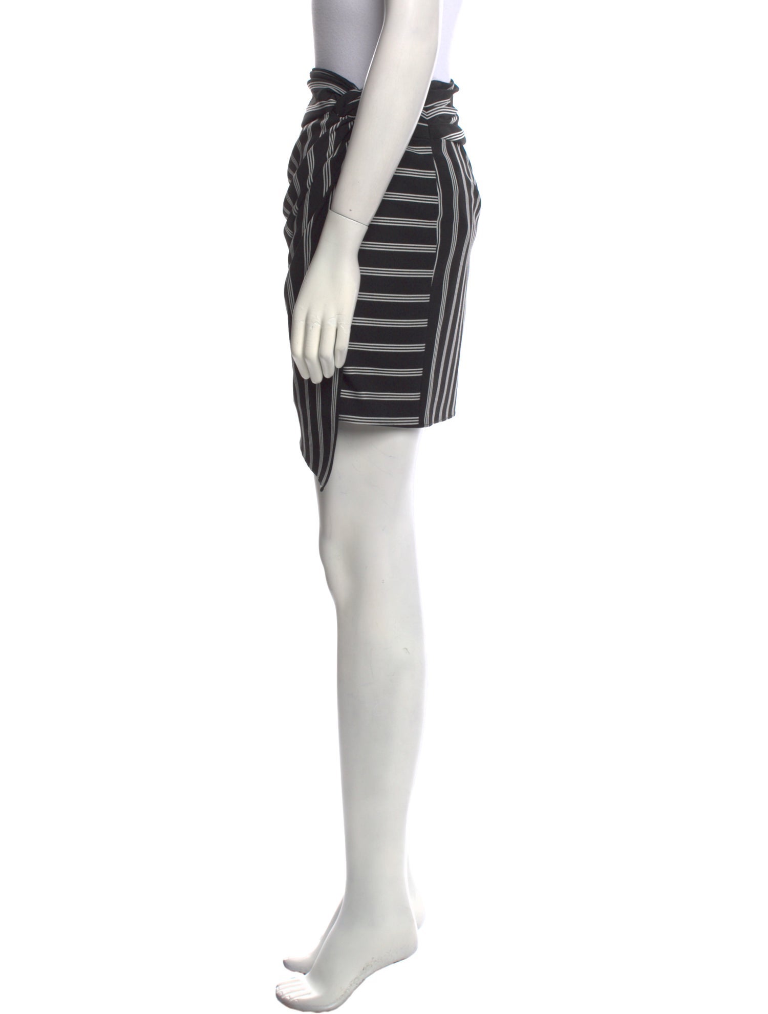 Veronica Beard Striped Mini Skirt