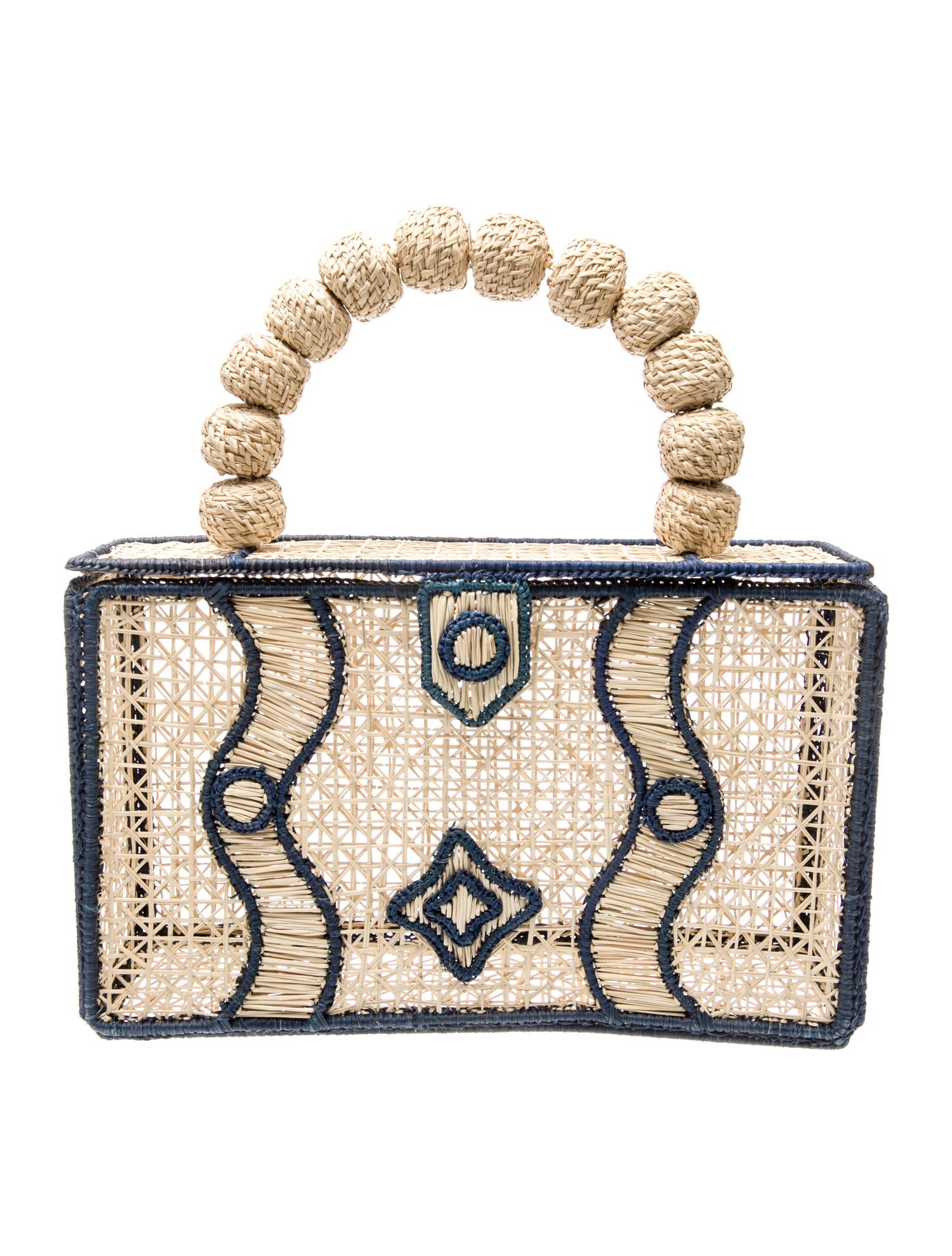 Veronica Beard Rattan Top Handle Bag w/ Tags