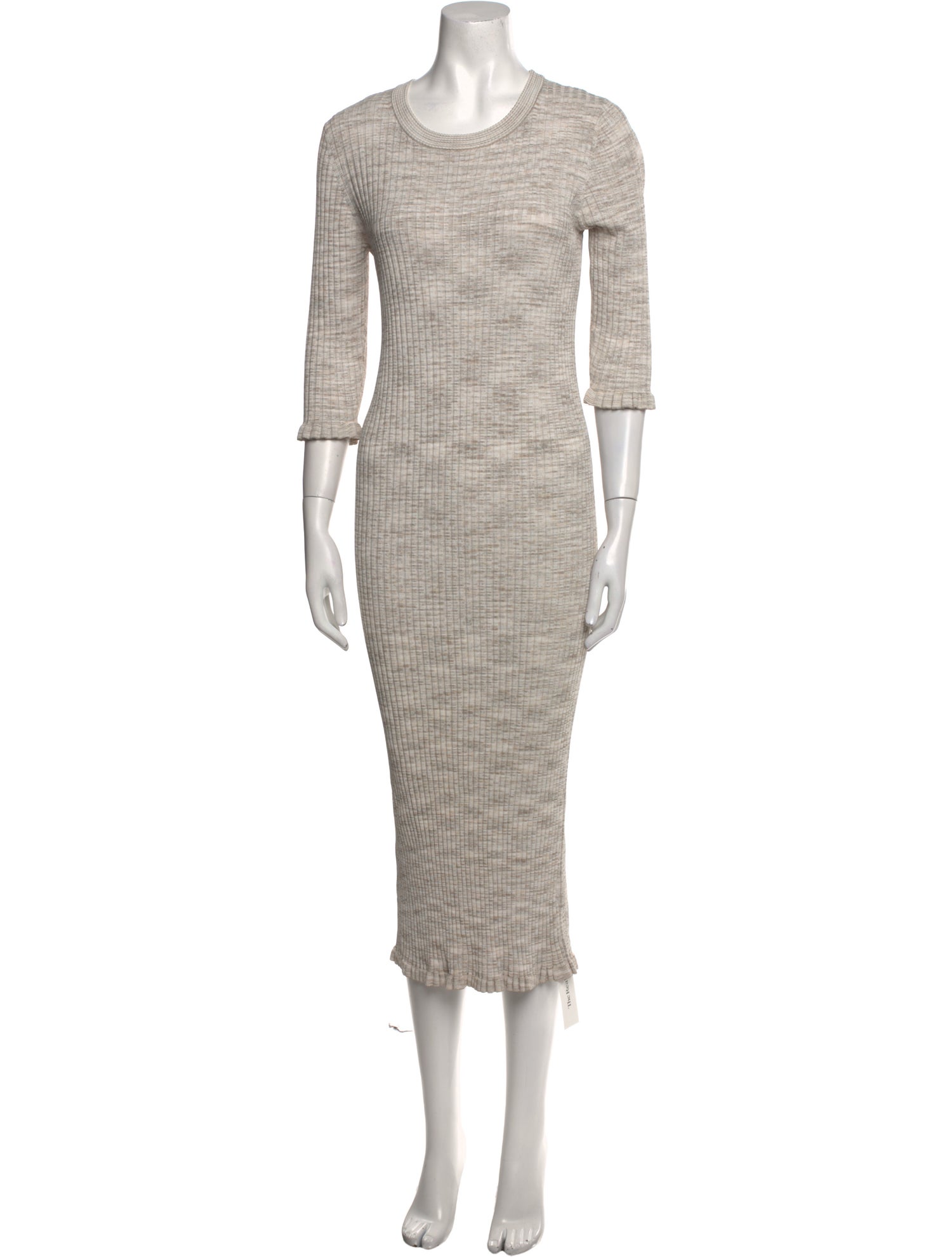 Veronica Beard Scoop Neck Midi Length Dress