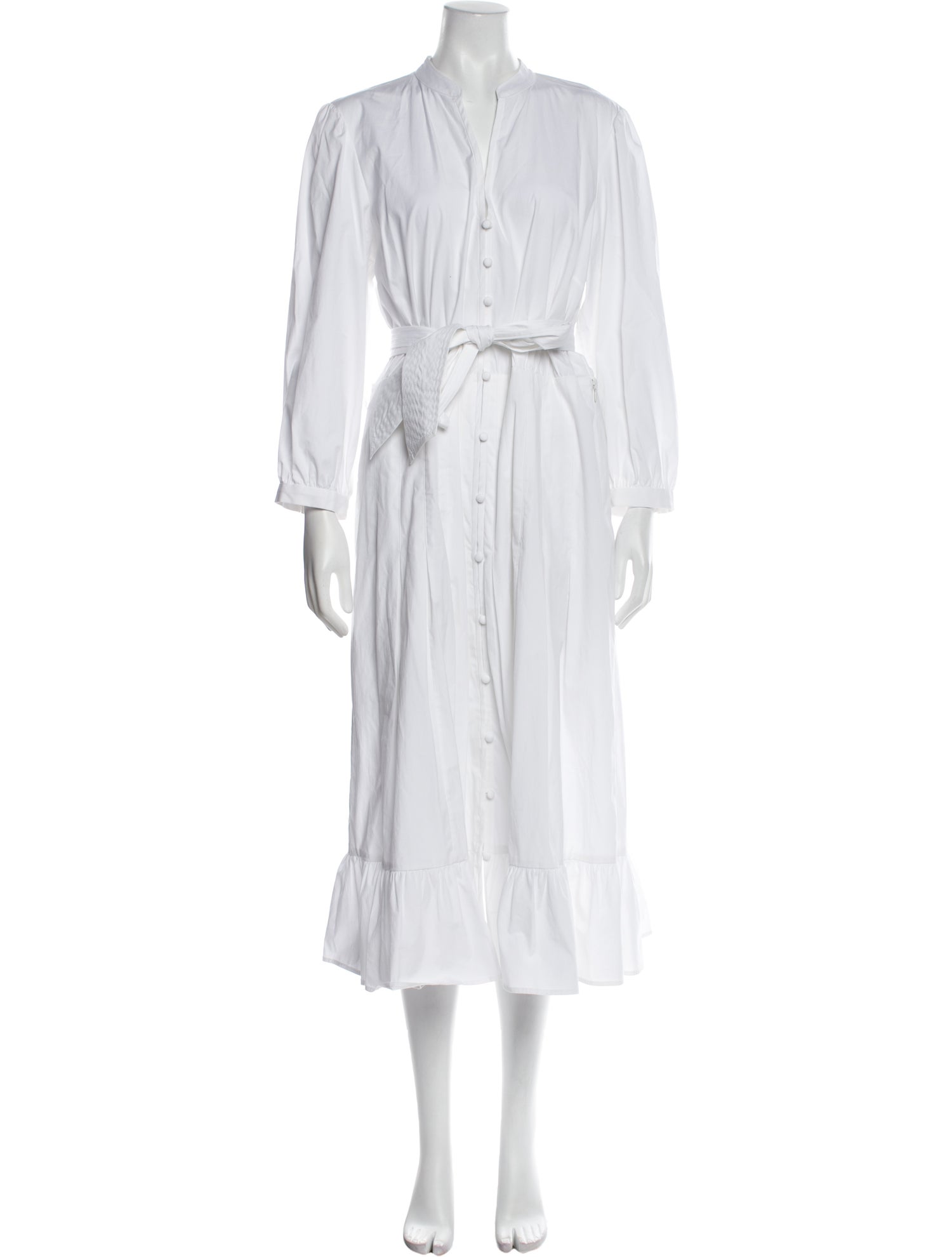 Veronica Beard V-Neck Midi Length Dress