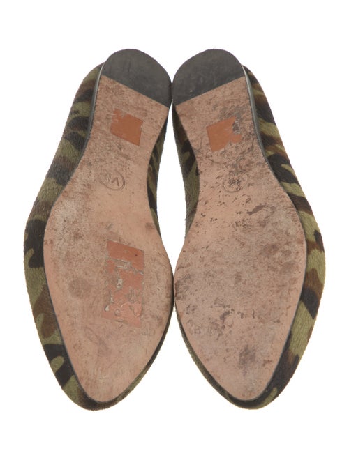 Veronica Beard Ponyhair Printed Loafers