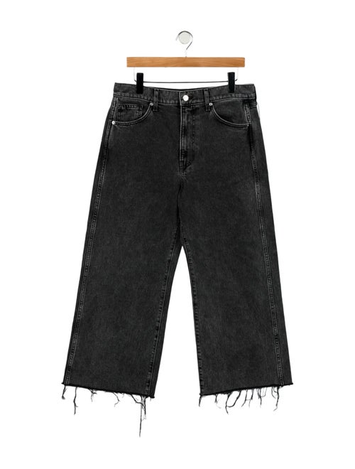 Veronica Beard High-Rise Wide Leg Jeans