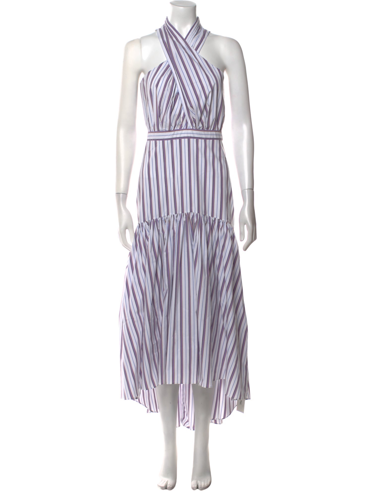 Veronica Beard Striped Long Dress