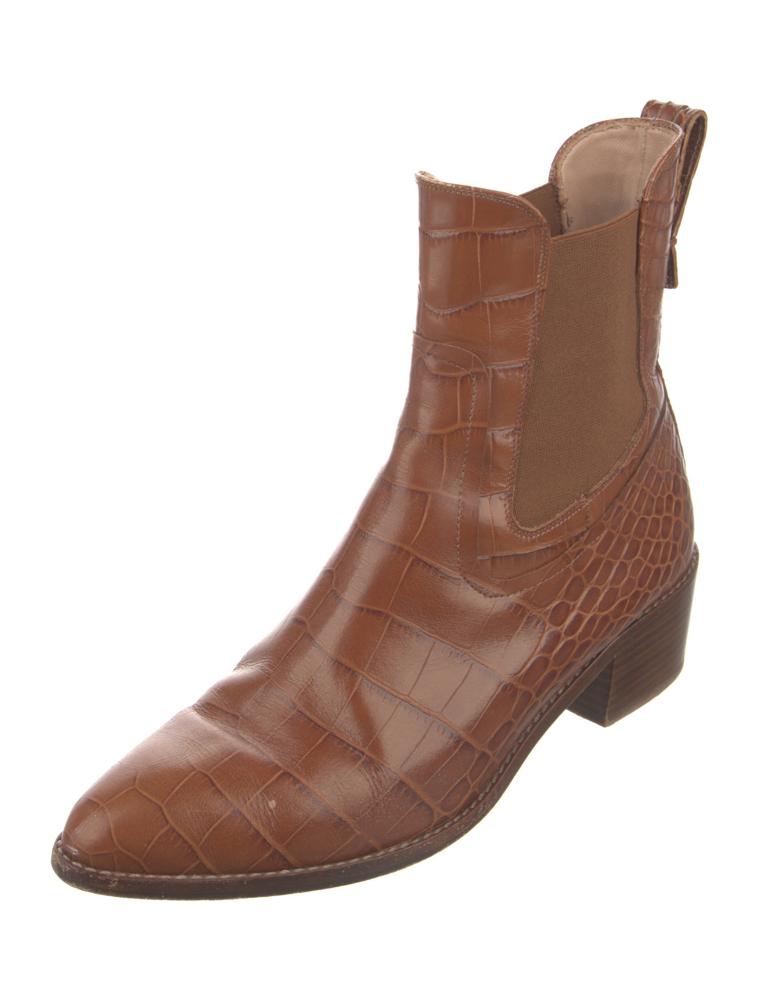 Veronica Beard Leather Chelsea Boots