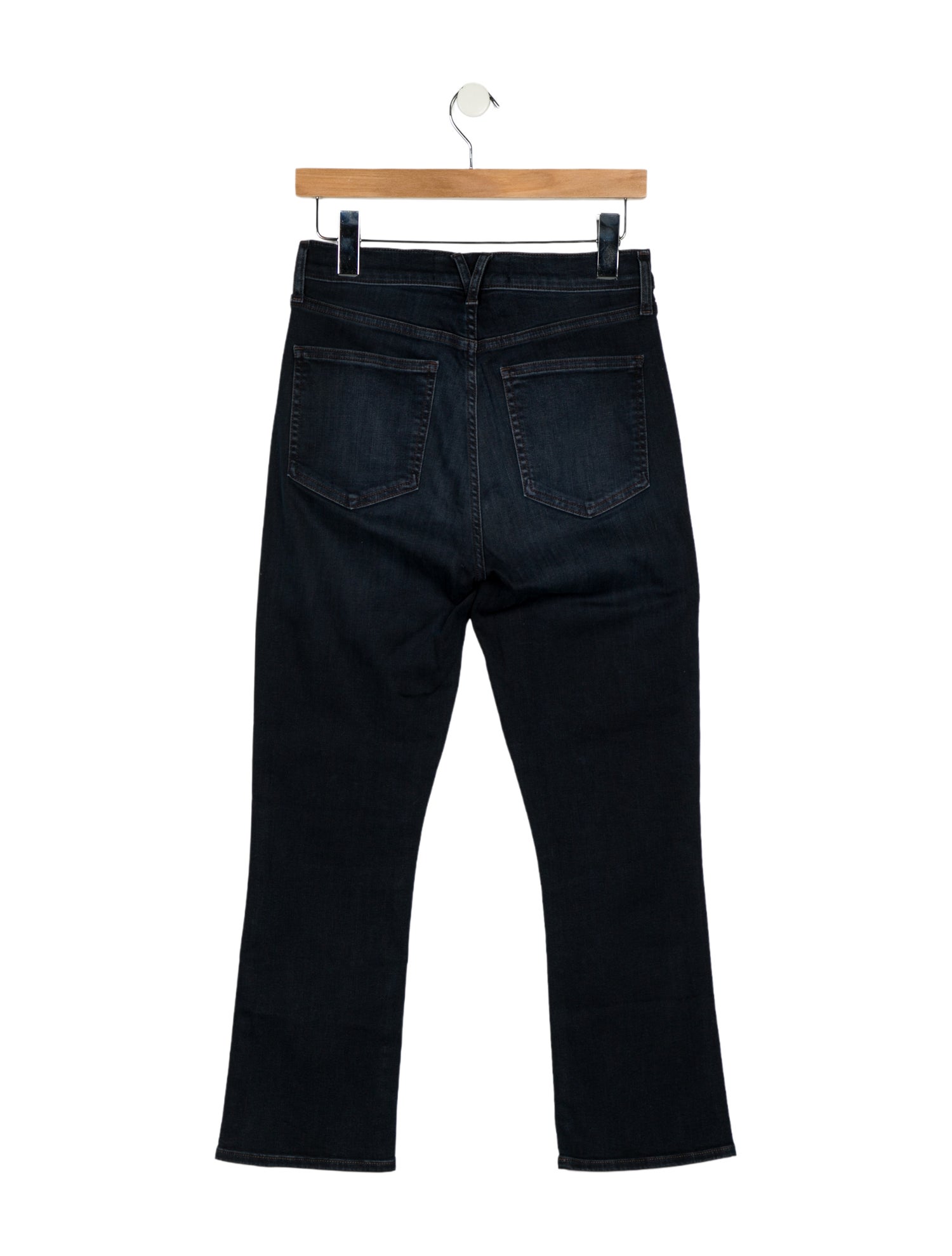 Veronica Beard High-Rise Straight Leg Jeans