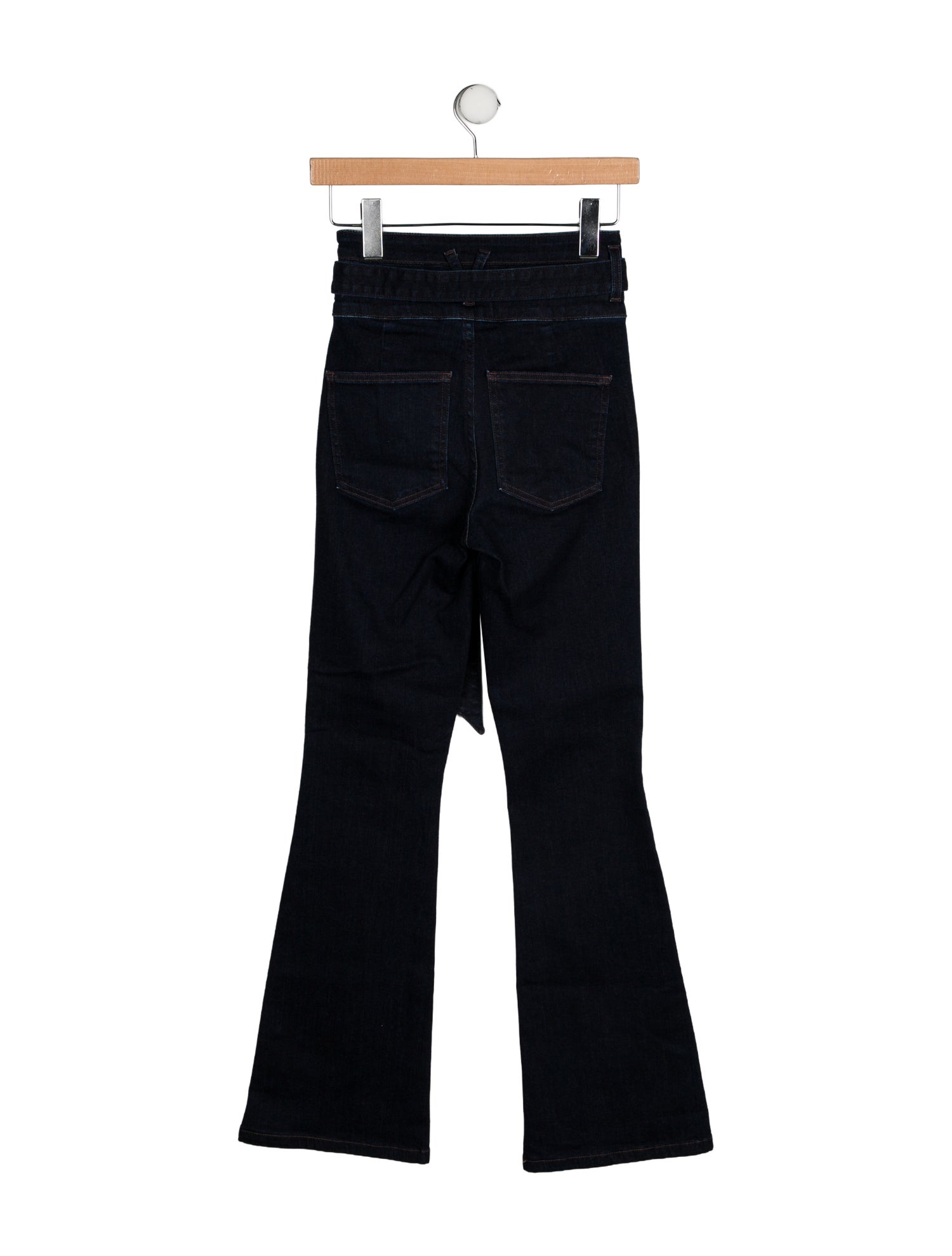 Veronica Beard High-Rise Wide Leg Jeans