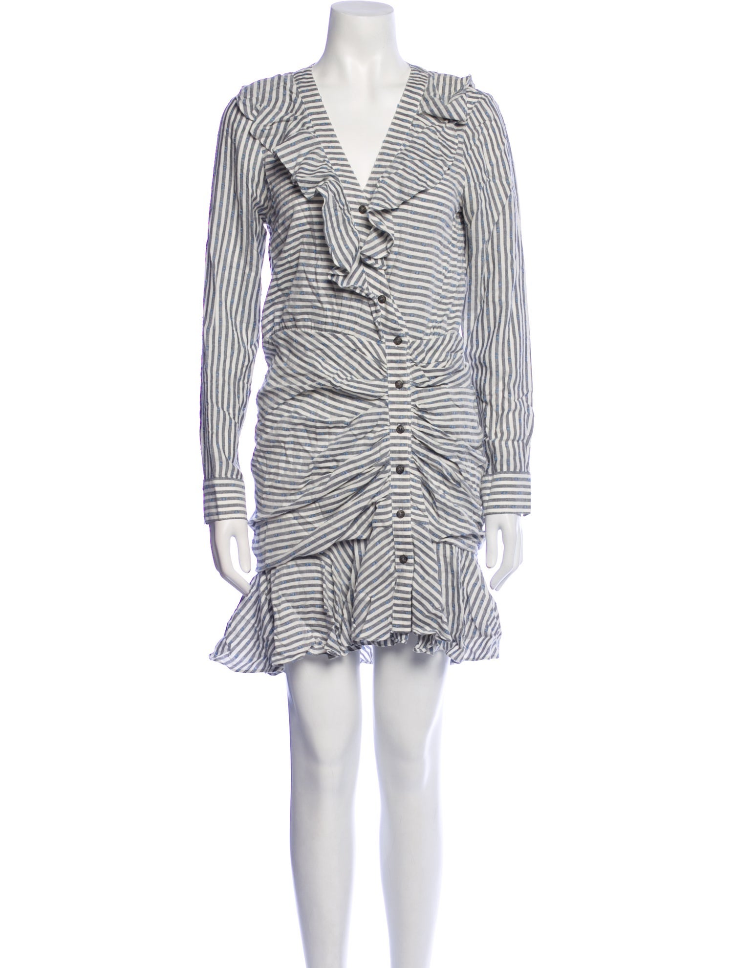 Veronica Beard Striped Mini Dress