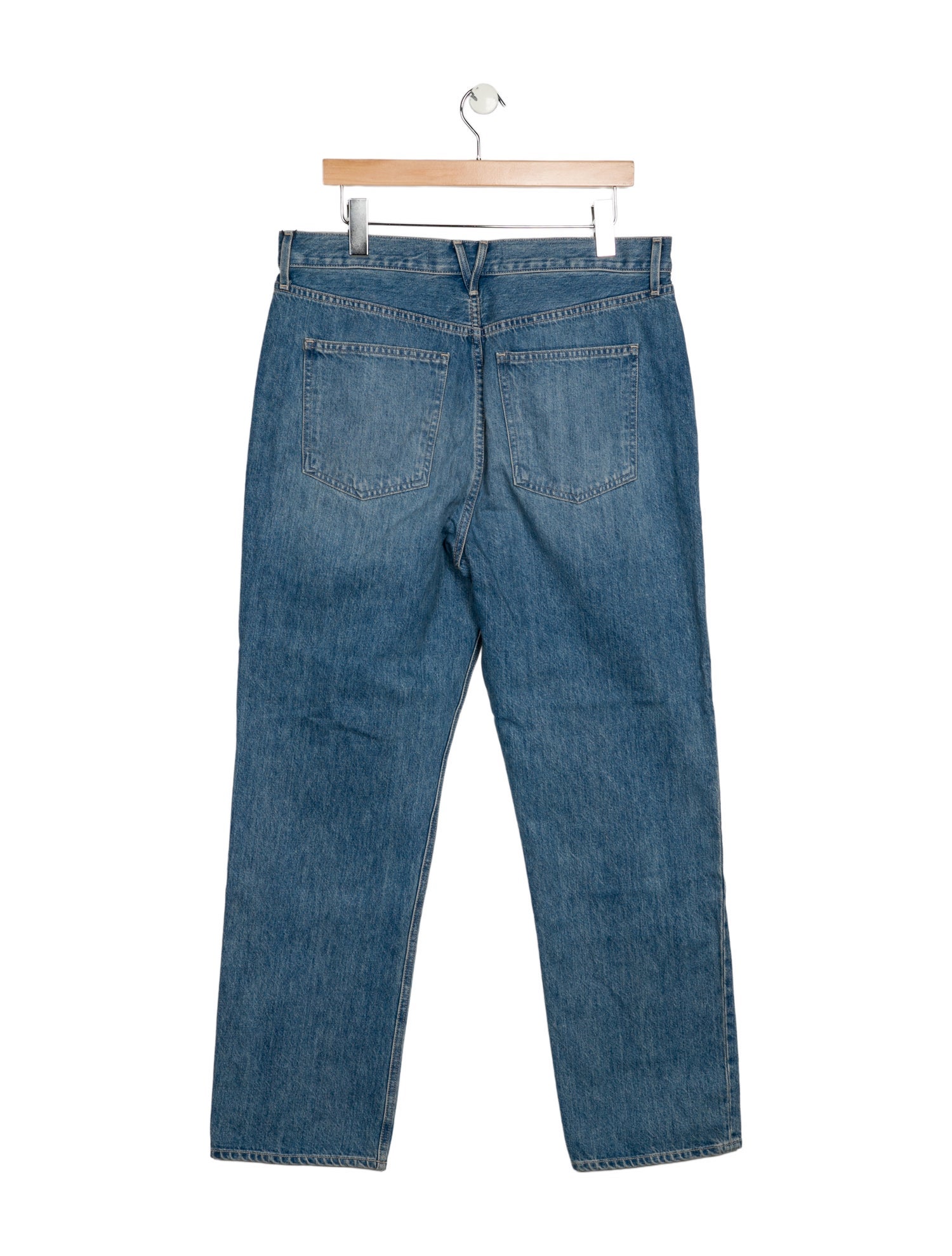 Veronica Beard High-Rise Straight Leg Jeans