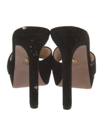 Veronica Beard Suede Slides