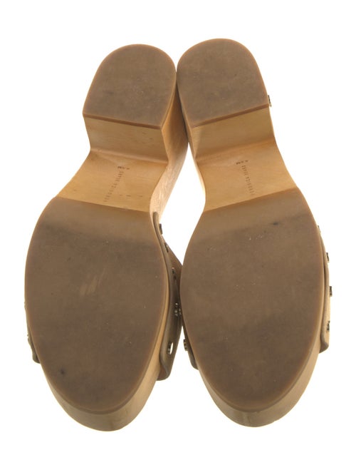 Veronica Beard Suede Studded Accents Slides