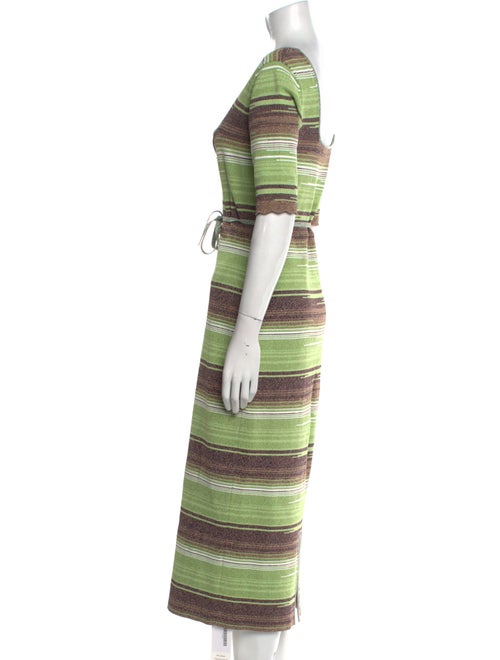 Veronica Beard Striped Midi Length Dress