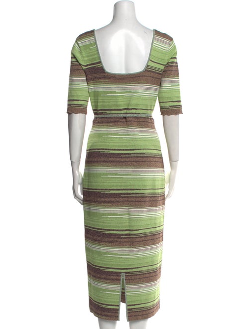 Veronica Beard Striped Midi Length Dress
