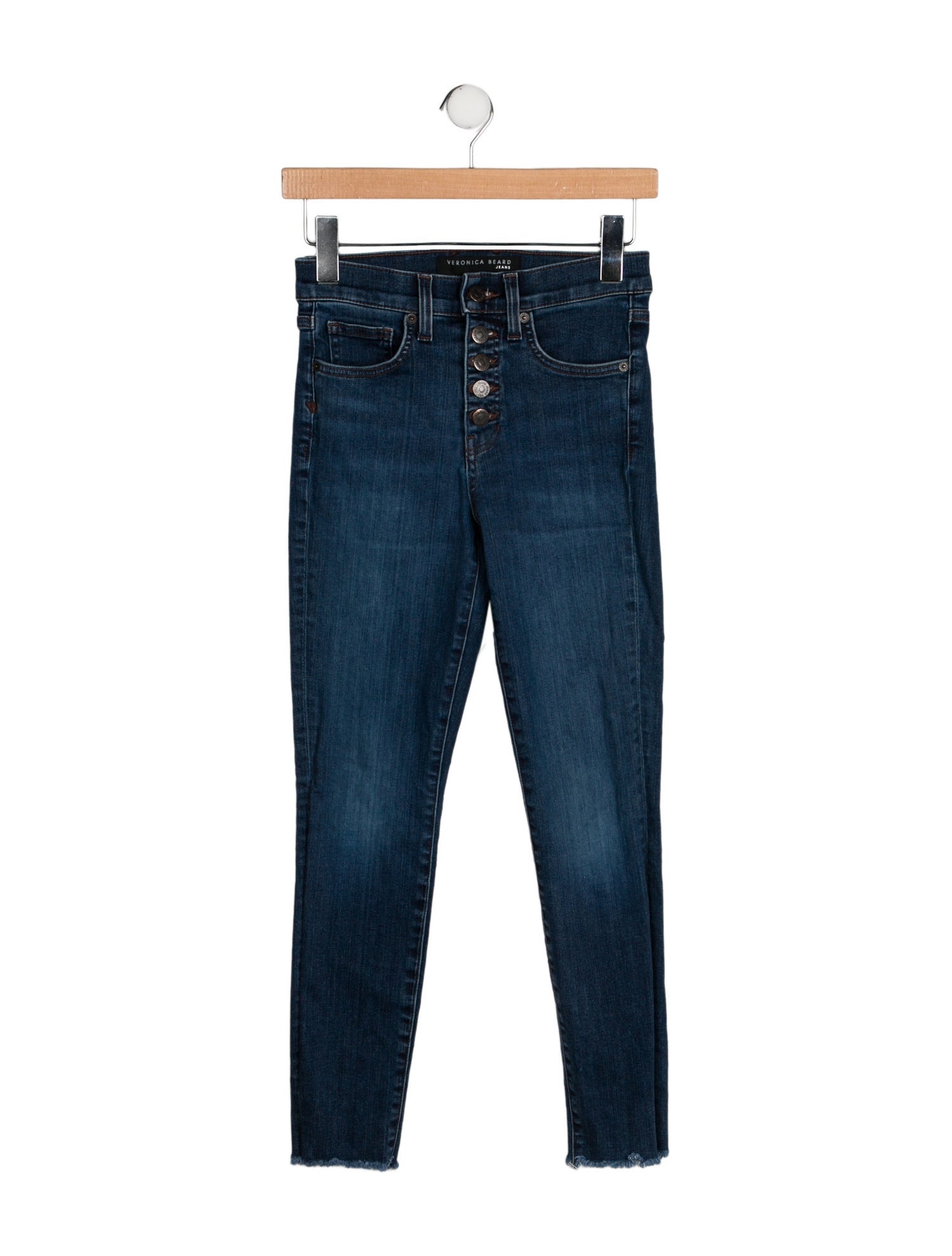 Veronica Beard Mid-Rise Skinny Leg Jeans