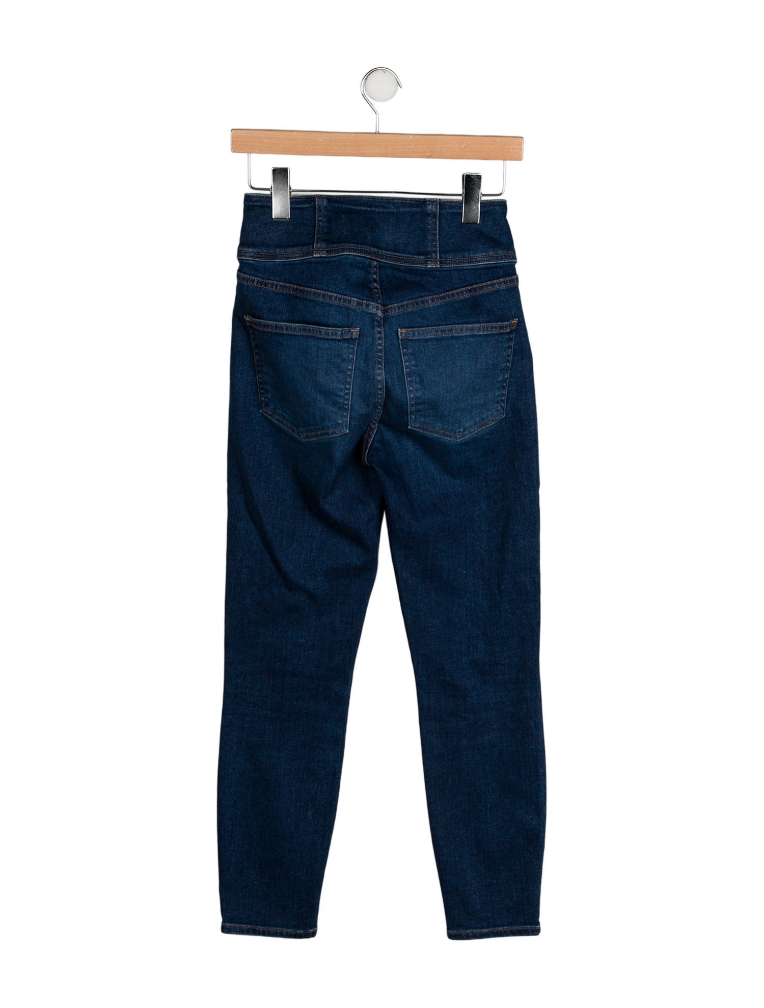 Veronica Beard High-Rise Skinny Leg Jeans