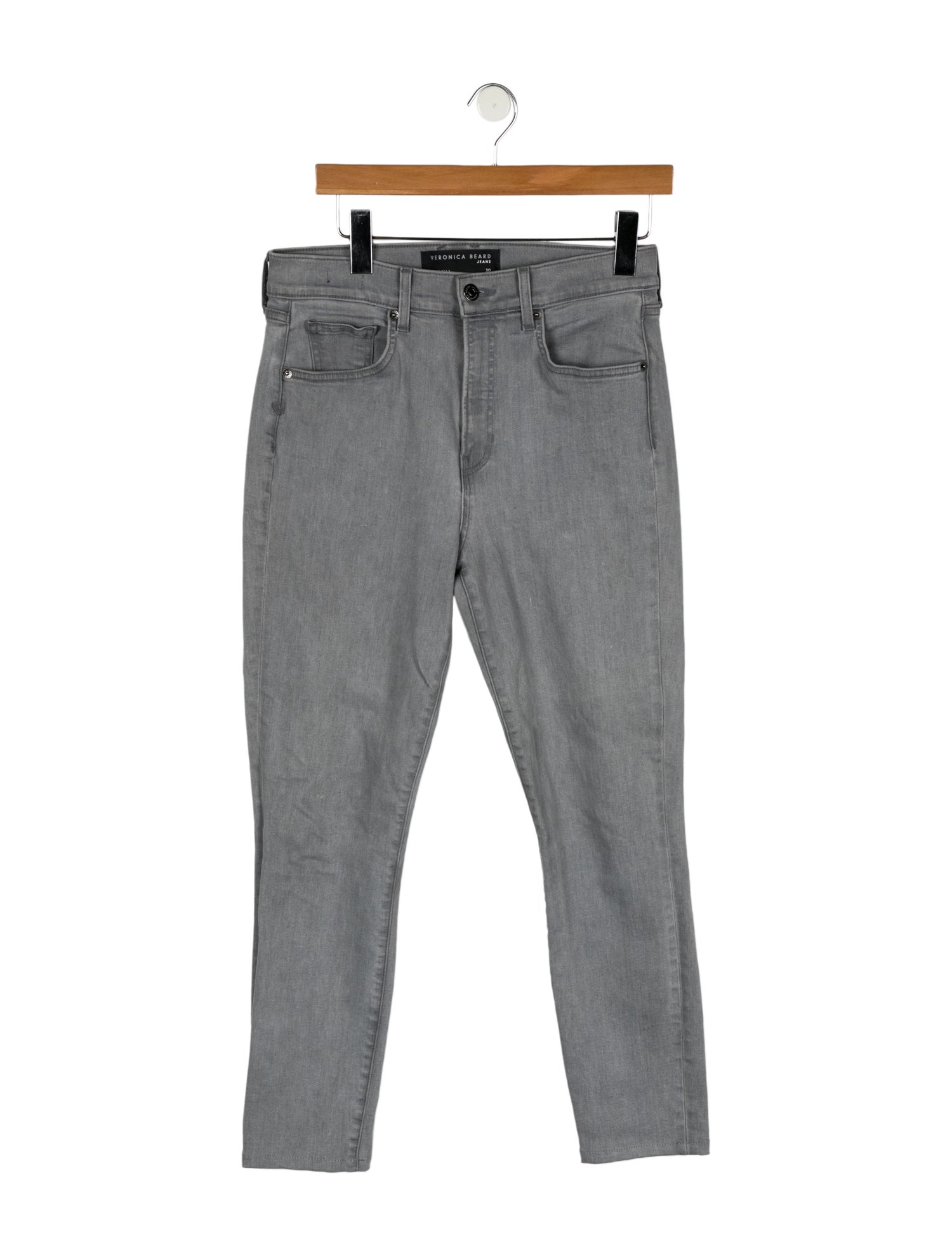 Veronica Beard High-Rise Skinny Leg Jeans