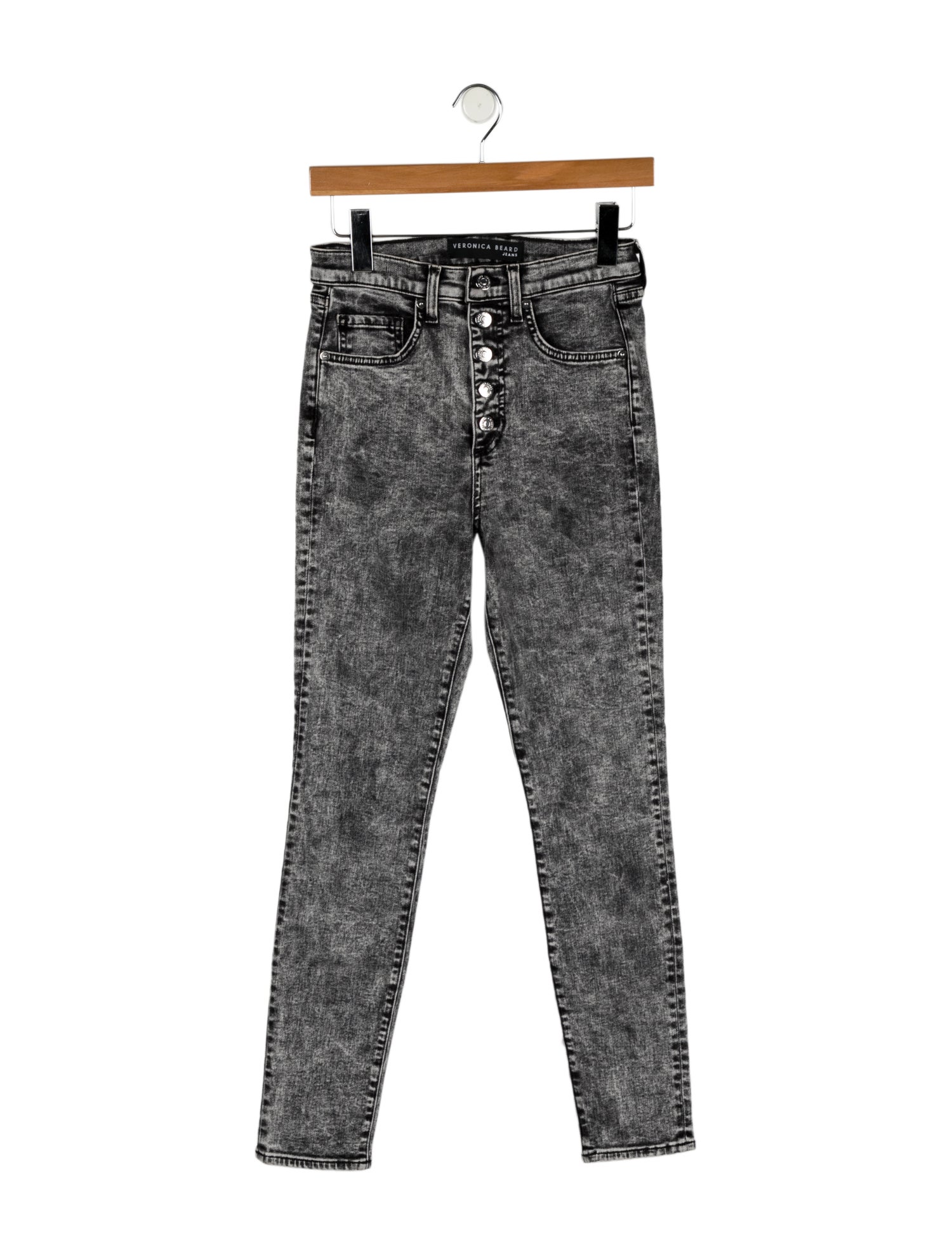 Veronica Beard Mid-Rise Skinny Leg Jeans
