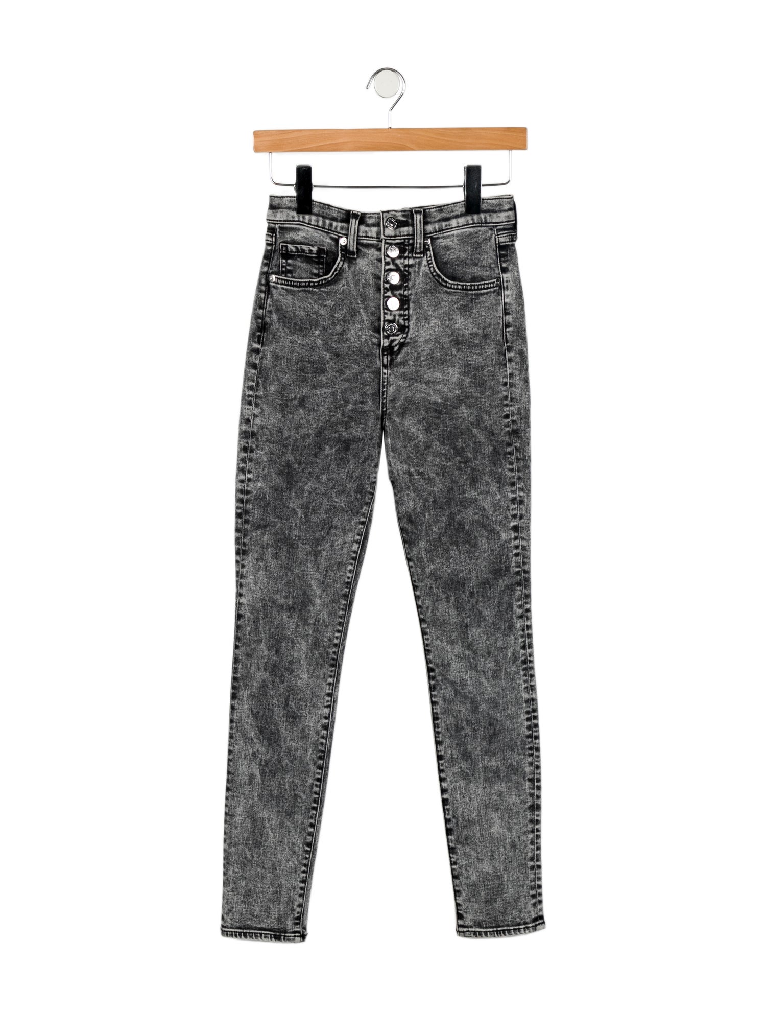 Veronica Beard High-Rise Skinny Leg Jeans