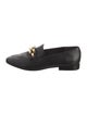 Veronica Beard Leather Chain-Link Accents Loafers