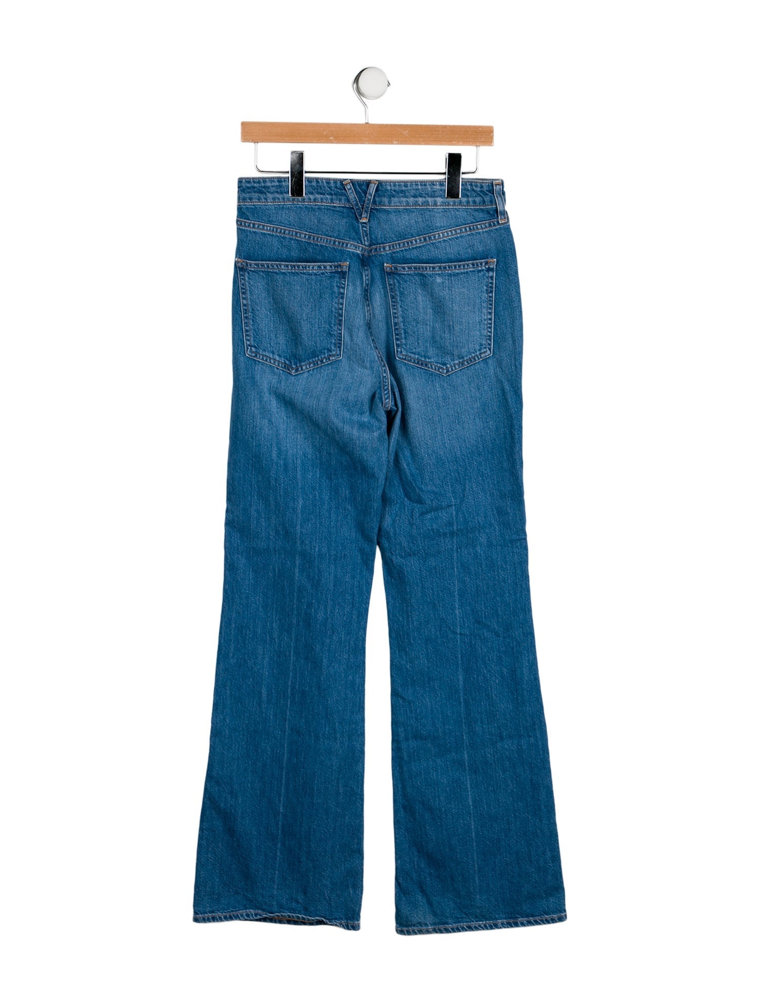 Veronica Beard High-Rise Wide Leg Jeans